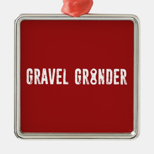 Kies-Grinder-Kettenverbindung Ornament Aus Metall (Vorne)