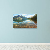 Kies im See Leinwanddruck (Insitu (Holzboden))