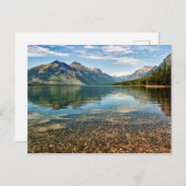 Kies im See Postkarte (Vorne/Hinten)