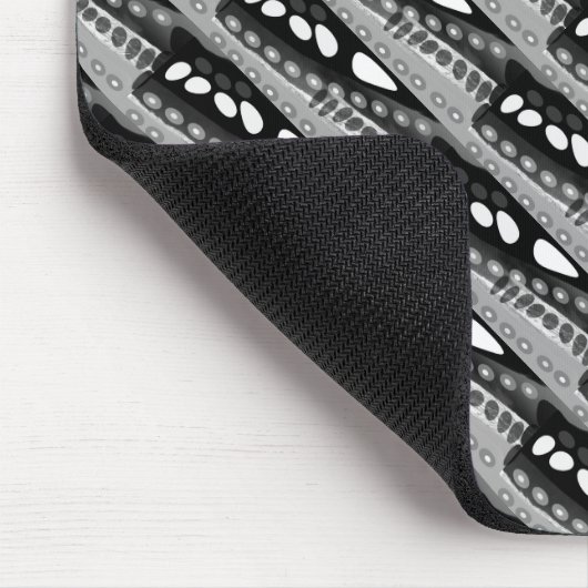 Kies in der nachtgrauen Kunst Mousepad (Ecke)