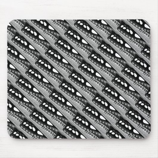 Kies in der nachtgrauen Kunst Mousepad (Vorne)