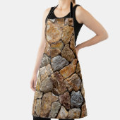Kies kleine Steinmauer Schürze (InSitu)