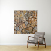 Kies kleine Steinmauer Wandteppich (Beispiel (Horizontal))