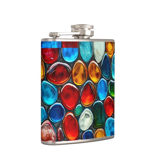 Kies, mehrfarbig flachmann (Rechts)