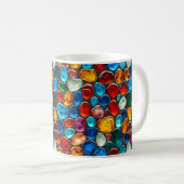 Kies, mehrfarbig kaffeetasse (VorderseiteRechts)