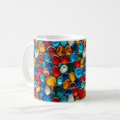 Kies, mehrfarbig kaffeetasse (Vorderseite Links)