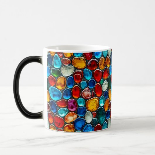 Kies, mehrfarbig verwandlungstasse (Links)