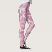 Kies Mosaik Kunst - Rosen Rosa Leggings (Rechts)