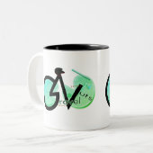 Kies Nuts Zweifarbige Tasse (Vorderseite Links)