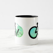 Kies Nuts Zweifarbige Tasse (Mittel)