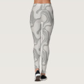 "Kies-Party in Monochrom" Leggings (Rückseite)
