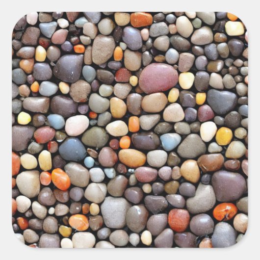 Kies Quadratischer Aufkleber (Vorderseite)