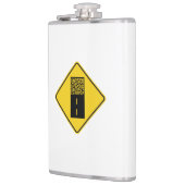 Kies Road Sign Flachmann (Links)