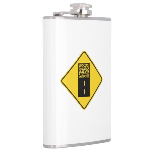 Kies Road Sign Flachmann (Rechts)