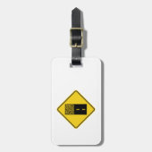 Kies Road Sign Gepäckanhänger (Vorderseite vertikal)