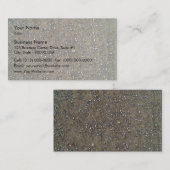 Kies-Schotterweg-Nahaufnahme Visitenkarte (Vorne/Hinten)