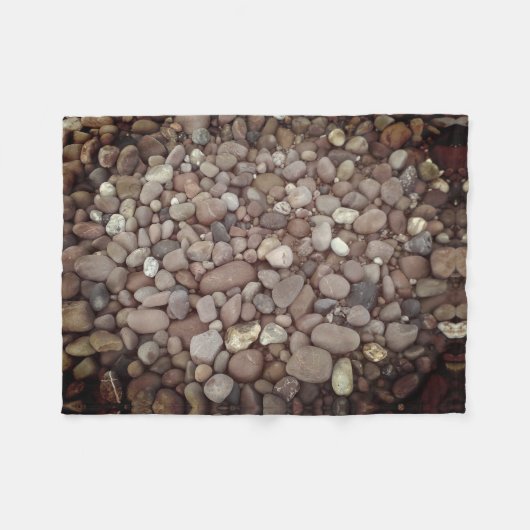 Kies Stones Foto Fleece Blankon, klein (Vorderseite (Horizontal))