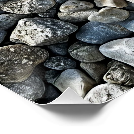 Kies Textur Poster (Ecke)