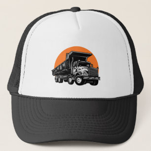 Kies Truck Dump Heavy Equipment Construction Truckerkappe