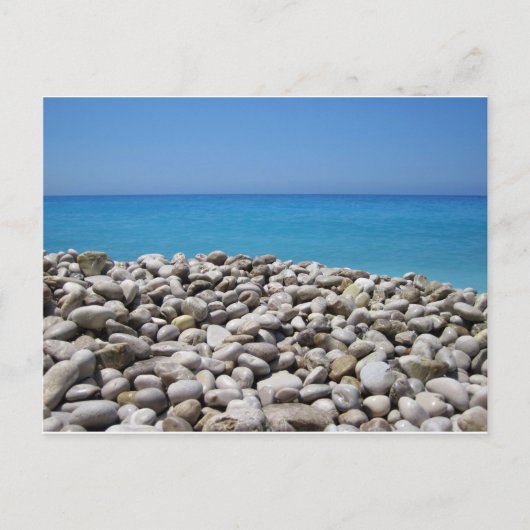 Kies und Meer Postkarte (Vorderseite)