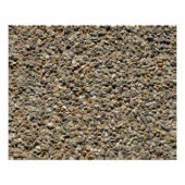 Kies und Sand Foto Poster (Vorderseite)