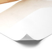Kies und Treibholz balancieren Poster (Ecke)