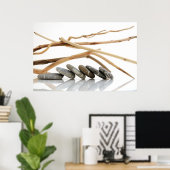 Kies und Treibholz Poster (Heimbüro)