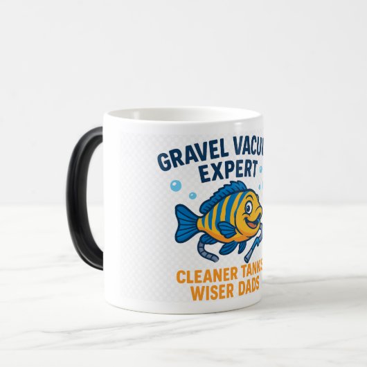 Kies Vacuum Experte - Funny Fishkeeper Tasse (Vorderseite Links)