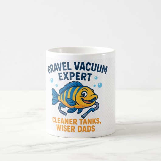 Kies Vacuum Experte - Funny Fishkeeper Tasse (Mittel)