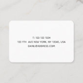 Kies Visitenkarte (Rückseite)