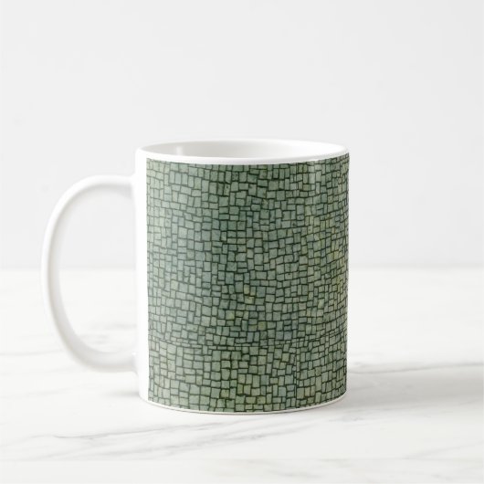 Kies, weißer Kiesel Kaffeetasse (Links)