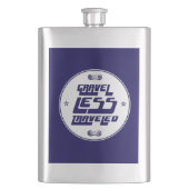 Kies weniger befördert flachmann (Vorderseite)