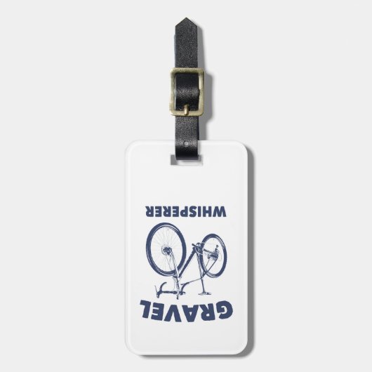 Kies Whisperer Gepäckanhänger (Vorderseite vertikal)