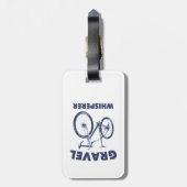 Kies Whisperer Gepäckanhänger (Rückseite vertikal)