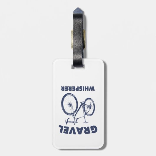 Kies Whisperer Gepäckanhänger (Rückseite vertikal)