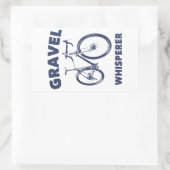 Kies Whisperer Rechteckiger Aufkleber (Tasche)