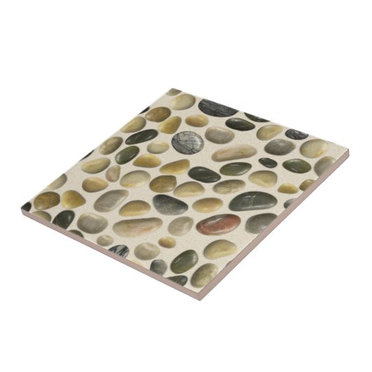 Kiesel auf Sand Fliese (Seite)