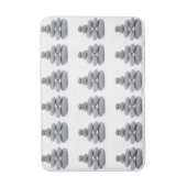 Kiesel Badezimmer Badewanne Badematte (Vorderseite Vertikal)