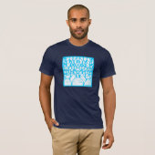 Kiesel blau und weiß T-Shirt (Vorne ganz)