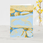 Kiesel Grußkarten Karte (Gelbe Blume)