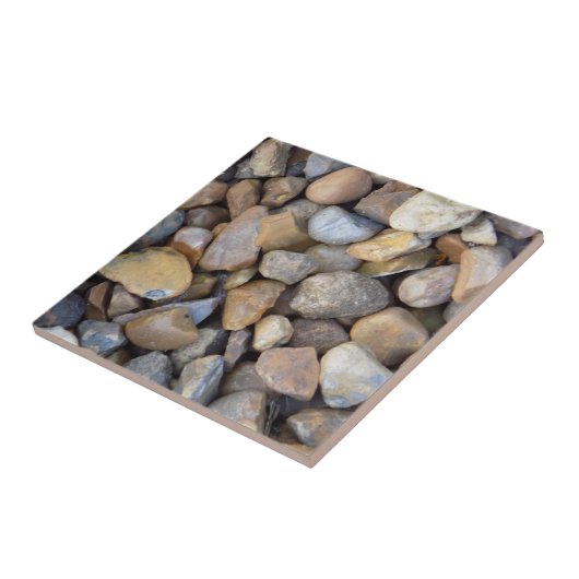 Kiesel-Keramik Fliese (Seite)