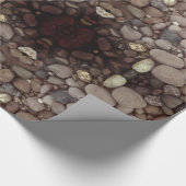 Kiesel Magisches Foto glänzendes Schleifpapier Geschenkpapier (Ecke)