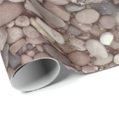 Kiesel Magisches Foto glänzendes Schleifpapier Geschenkpapier (Rolleneckpunkt)