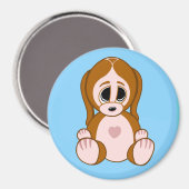 Kiesel Magnet (Vorderseite/Rückseite)