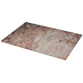 Kiesel-Marmorende Burgunders hochrotes Stoney Schneidebrett (Ecke)