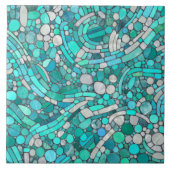 Kiesel Mosaik Kunst, Dichtung und Musik Fliese (Vorderseite)