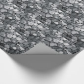 Kiesel-Packpapier Geschenkpapier (Ecke)