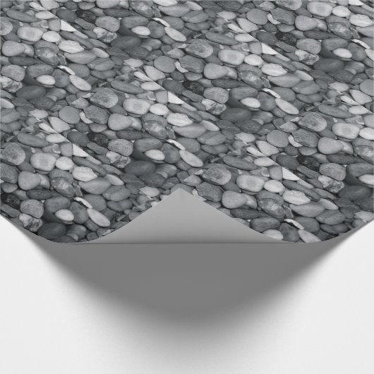 Kiesel-Packpapier Geschenkpapier (Ecke)