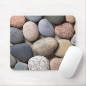 Kiesel-Steine auf Sand für Hintergrund Mousepad (Mit Mouse)