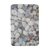 Kiesel, Steine, Felsen Badematte (Vorderseite Vertikal)